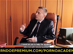 porn ACADEMIE - stellar lecturer double penetration and naughty ass-fuck fuck