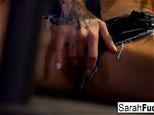 Sara Jessie strokes in a jail cell